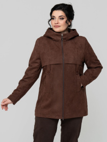 Демисезонная куртка All Posa модель ap102329p-shokolad Фото