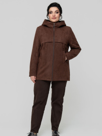 Демисезонная куртка All Posa модель ap102329p-shokolad Фото