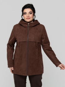 Демисезонная куртка All Posa модель ap102329p-shokolad Фото