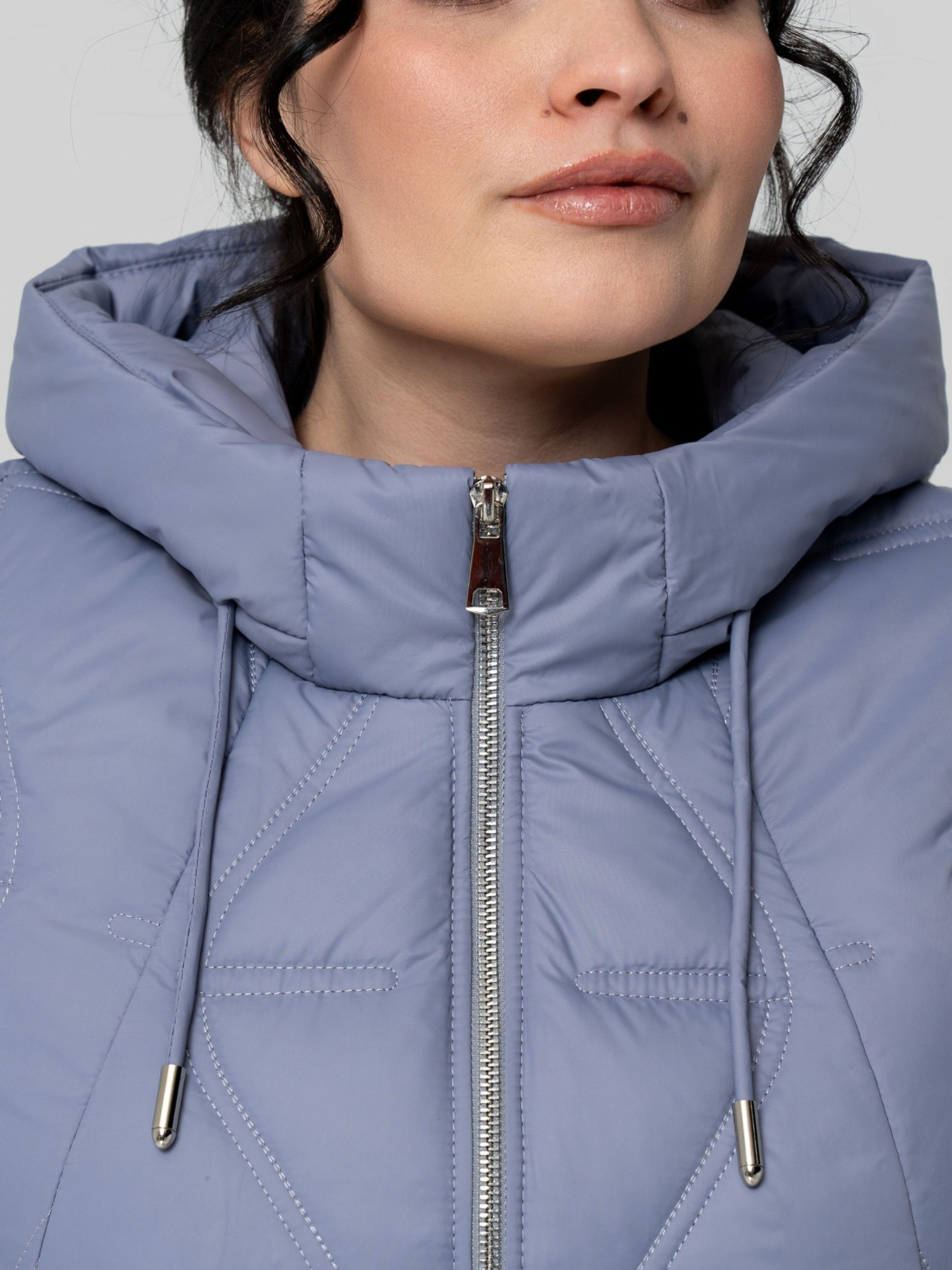 Демисезонная куртка All Posa модель ap102314p-lavanda Фото