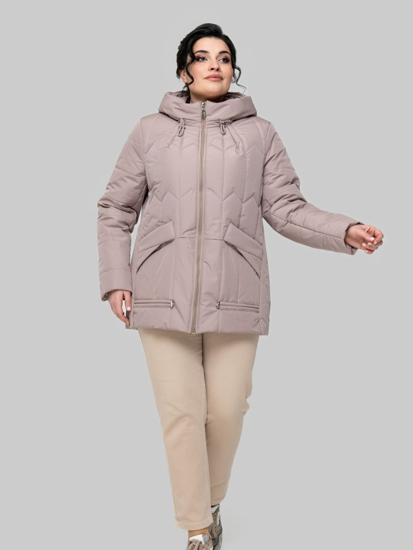 Демисезонная куртка All Posa модель ap102309p-dimchasta-troqnda Фото