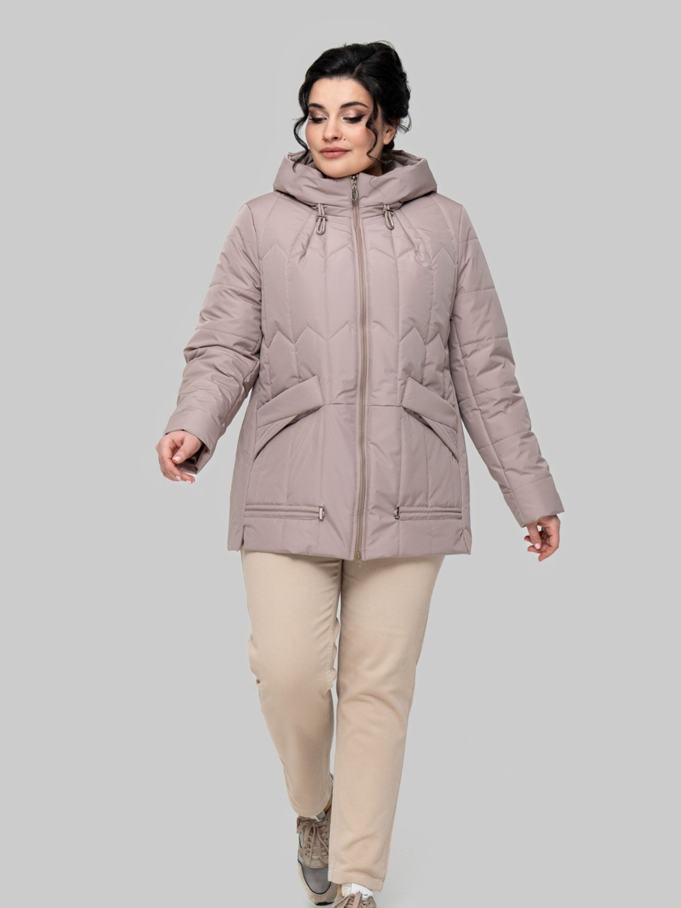 Демисезонная куртка All Posa модель ap102309p-dimchasta-troqnda Фото