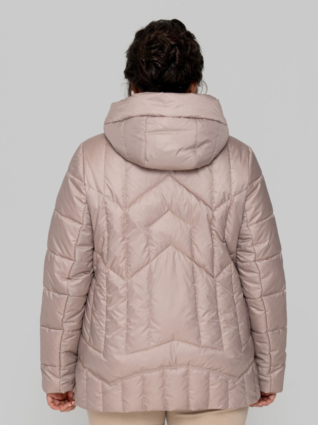 Демисезонная куртка All Posa модель ap102279p-prqzhene-moloko Фото