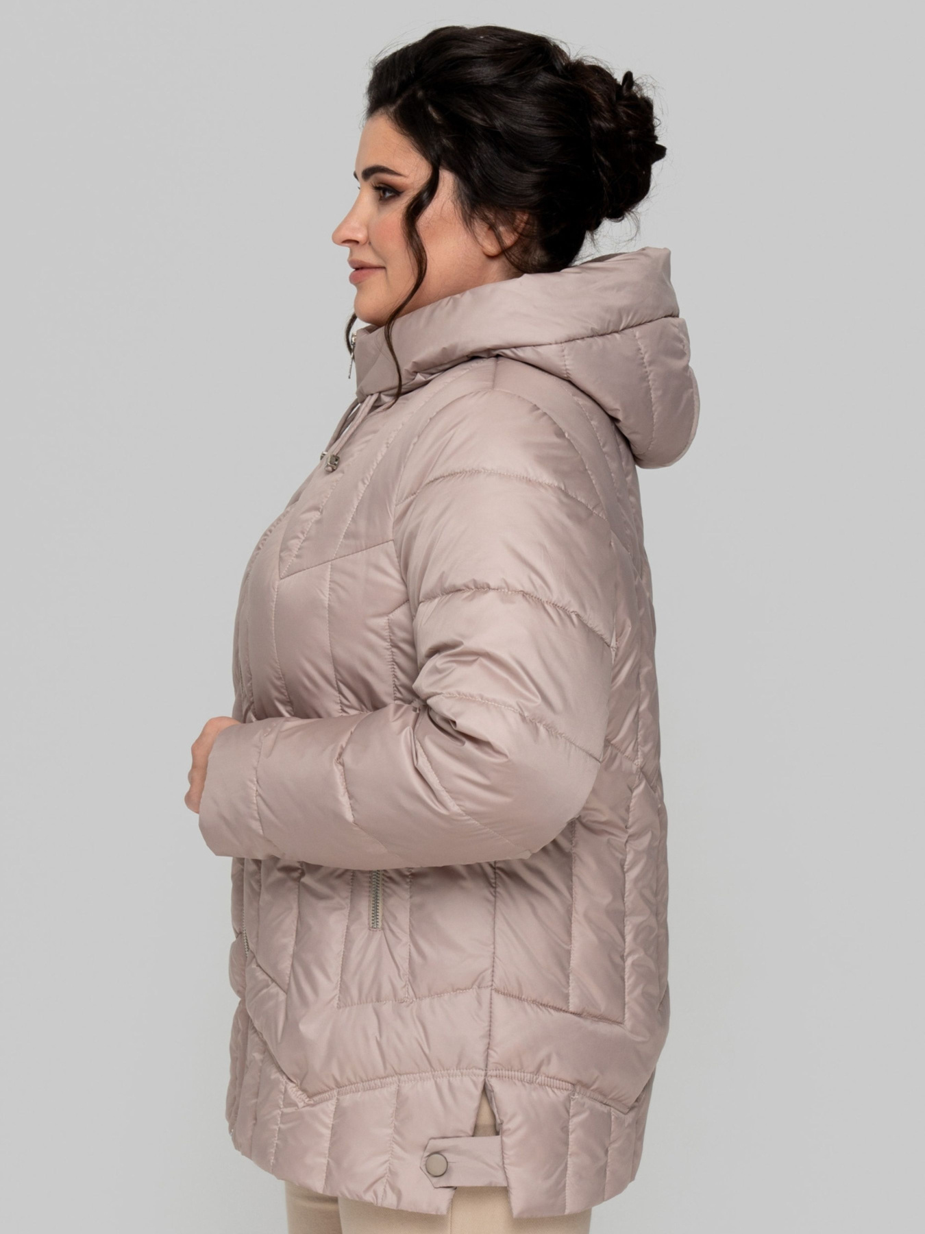 Демисезонная куртка All Posa модель ap102279p-prqzhene-moloko Фото