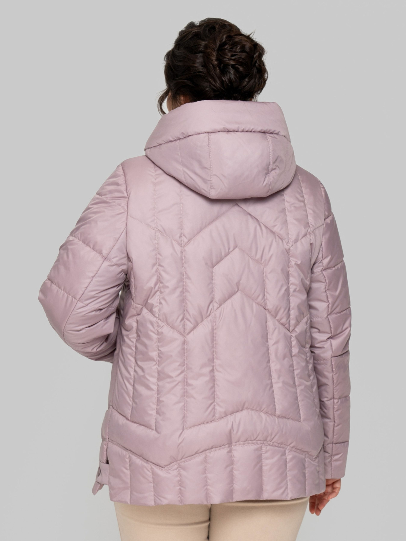 Демисезонная куртка All Posa модель ap102279p-nzhno-rozhevij Фото