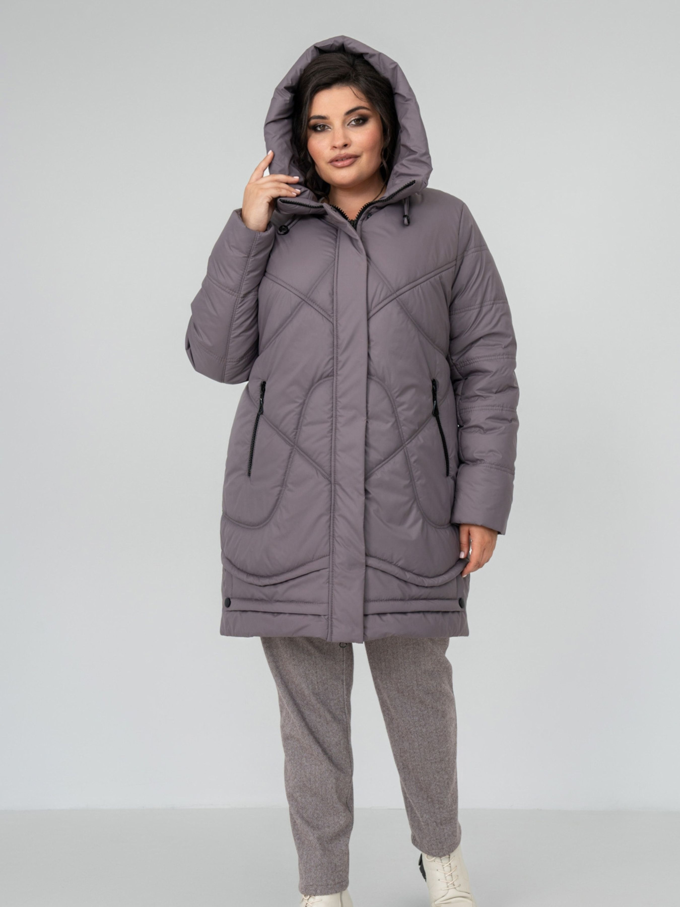 Зимняя куртка All Posa модель ap102136p-moko Фото