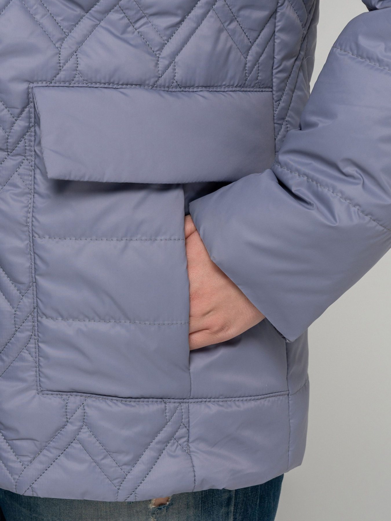 Демисезонная куртка All Posa модель ap101882p-lavandovij Фото