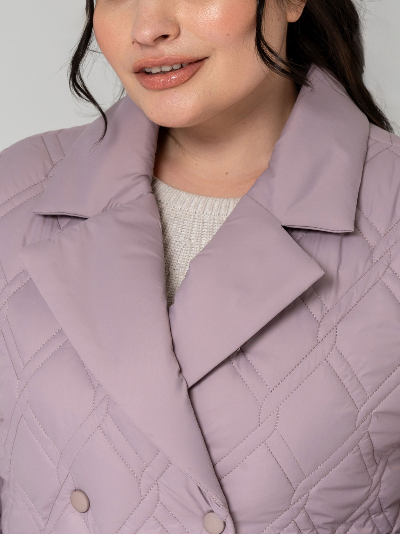 Демісезонна куртка All Posa модель ap101882p-pudra Фото