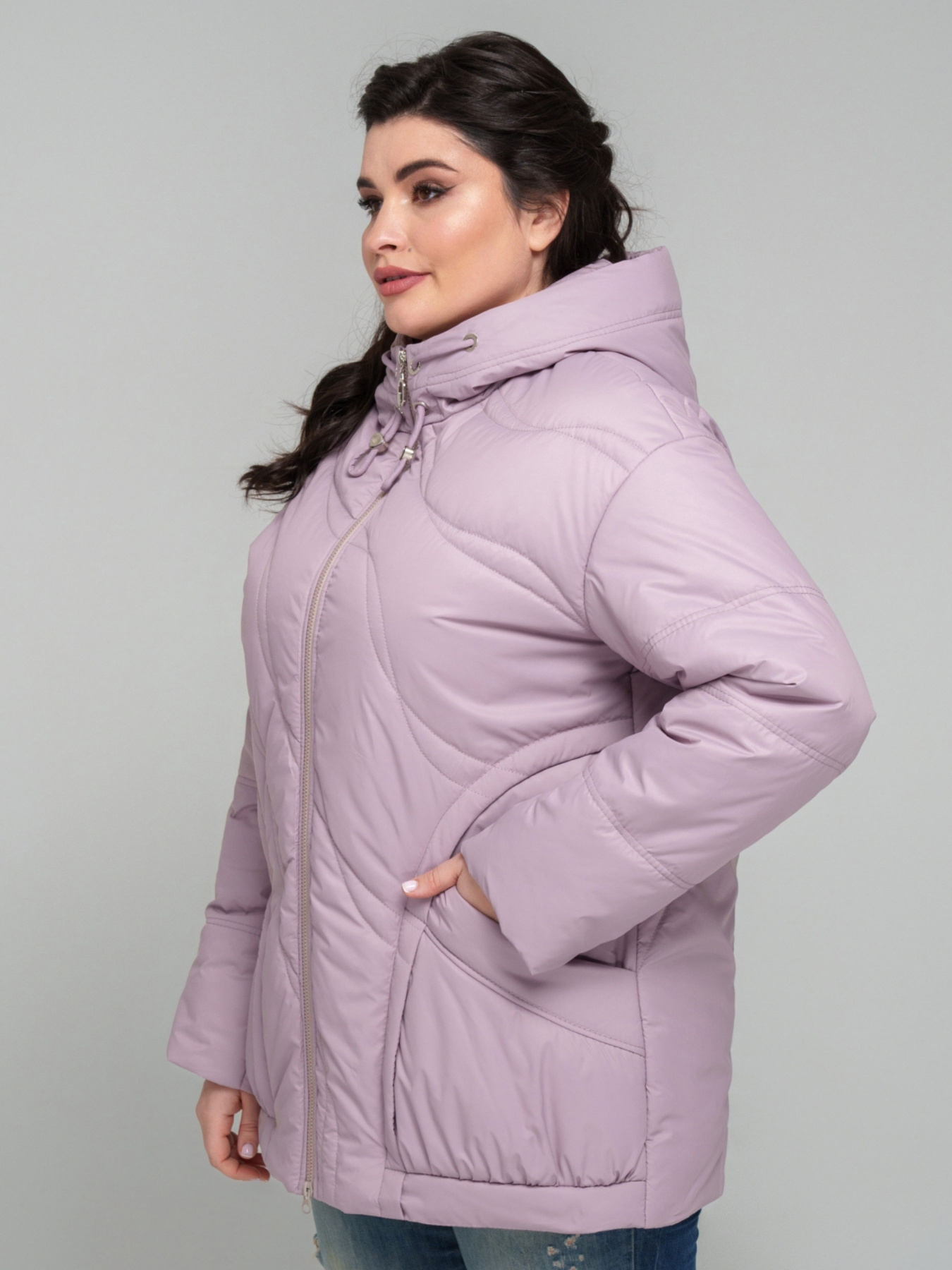 Демисезонная куртка All Posa модель ap101870p-pudra Фото