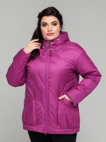 Демисезонная куртка All Posa модель ap101870p-malina Фото