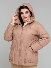 Демисезонная куртка All Posa модель ap101870p-bezhevij Фото