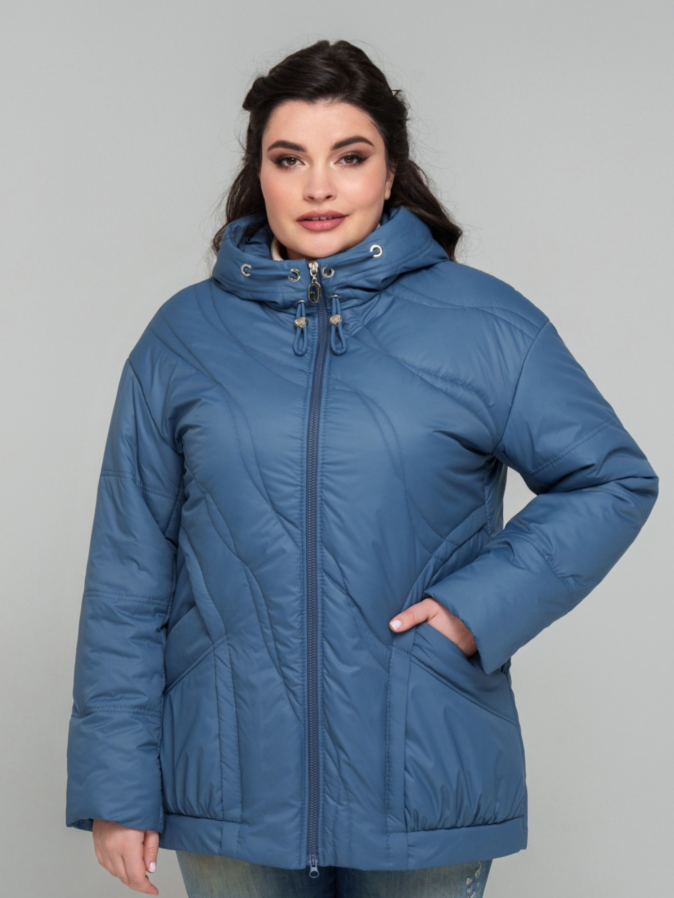 Демисезонная куртка All Posa модель ap101870p-dzhins Фото