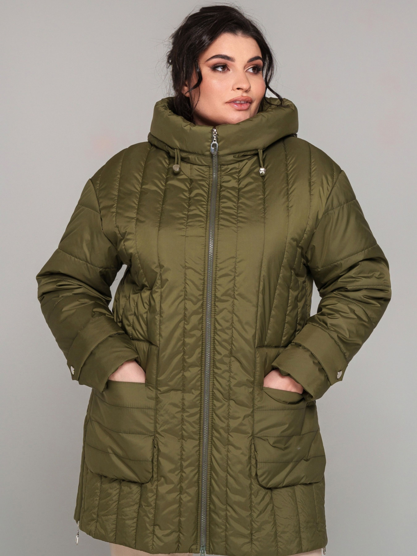 Демисезонная куртка All Posa модель ap101806p-hak Фото