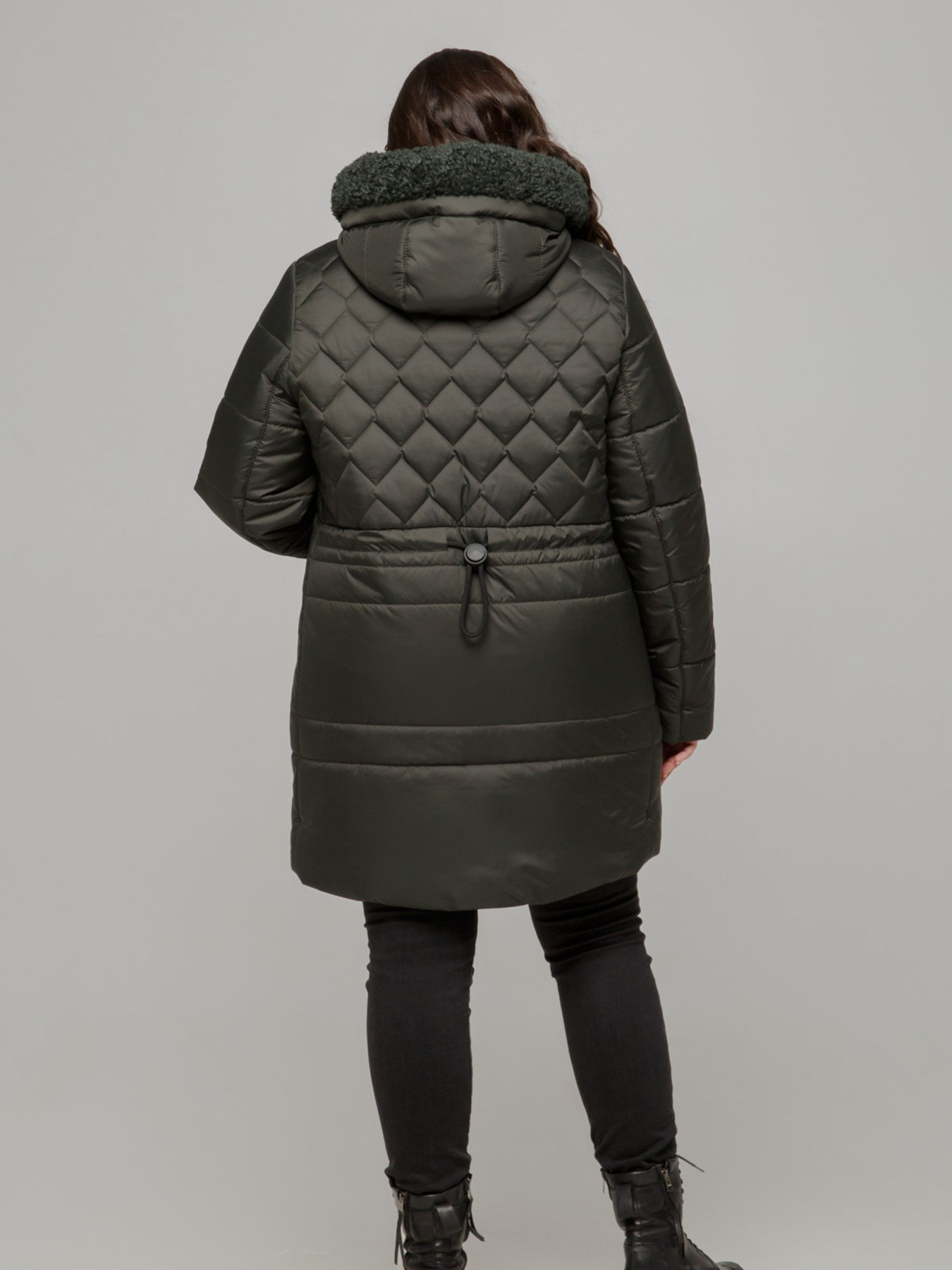Зимняя куртка All Posa модель ap101659p-temno-zelenij Фото