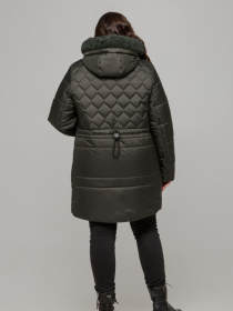 Зимняя куртка All Posa модель ap101659p-temno-zelenij Фото