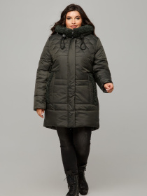 Зимняя куртка All Posa модель ap101659p-temno-zelenij Фото