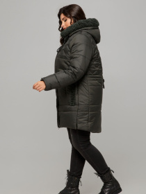 Зимняя куртка All Posa модель ap101659p-temno-zelenij Фото