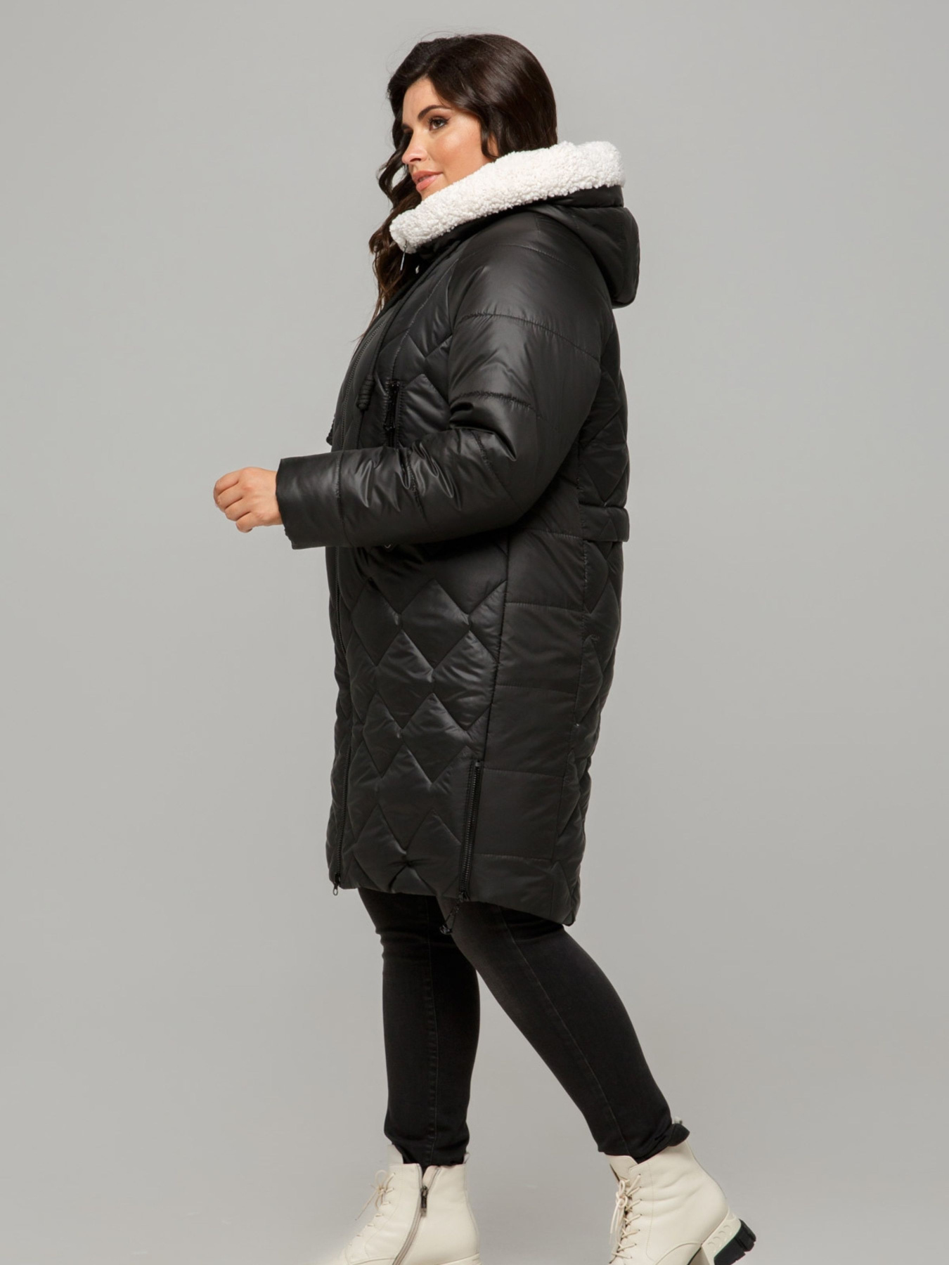 Зимняя куртка All Posa модель ap101655p-chornij Фото