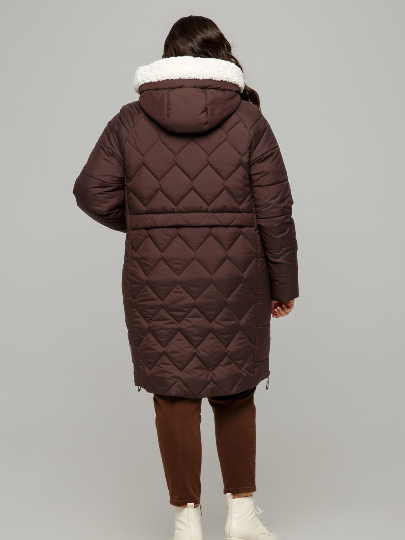 Зимняя куртка All Posa модель ap101655p-shokolad Фото