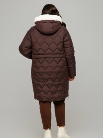 Зимняя куртка All Posa модель ap101655p-shokolad Фото