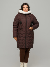 Зимняя куртка All Posa модель ap101655p-shokolad Фото