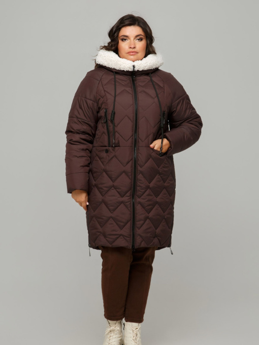Зимняя куртка All Posa модель ap101655p-shokolad Фото