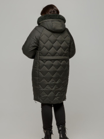 Зимняя куртка All Posa модель ap101655p-temno-zelenij Зимняя куртка All Posa модель ap101655p-temno-zelenij Фото