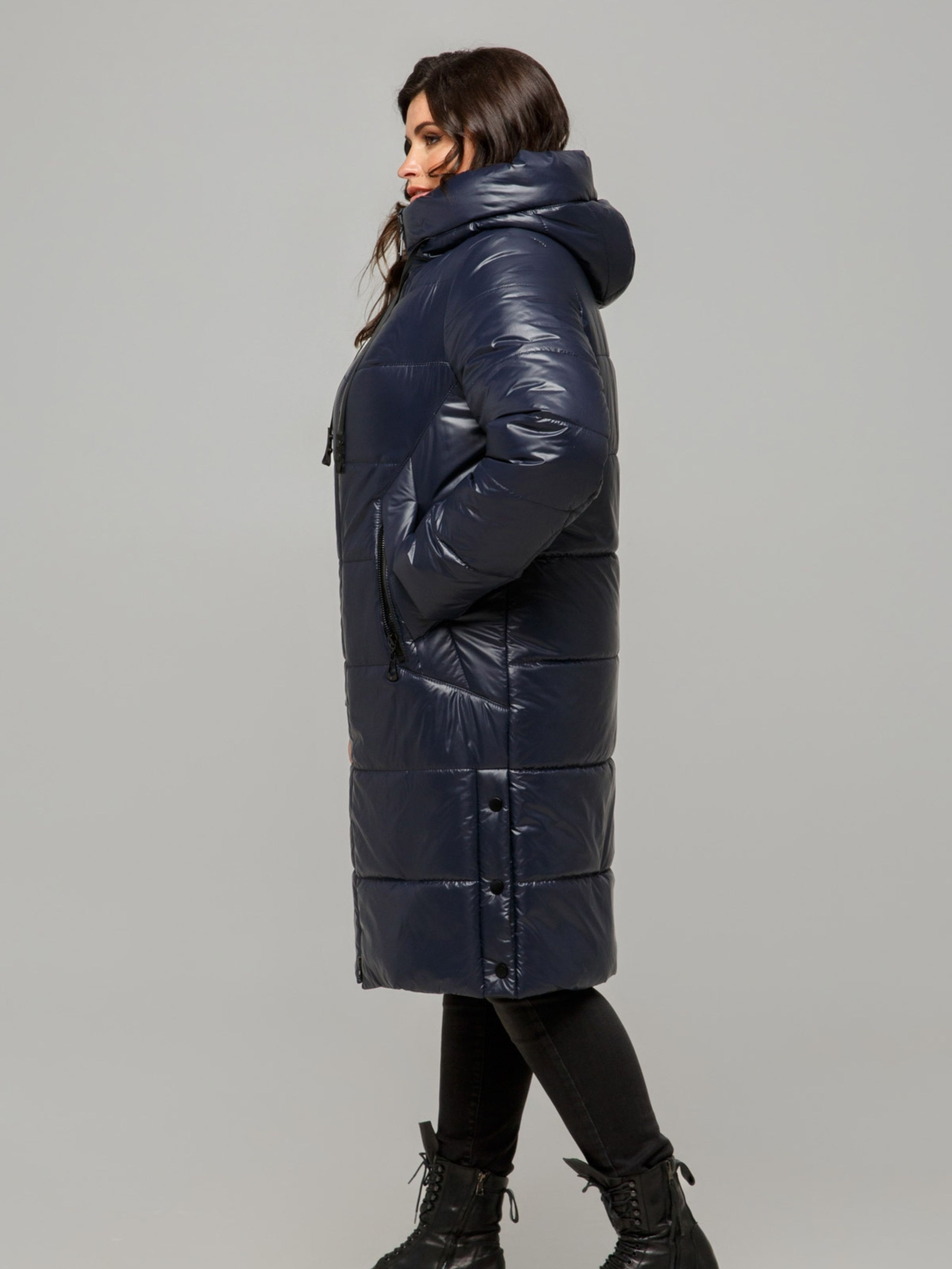 Зимняя куртка All Posa модель ap101648p-temno-sinj Фото