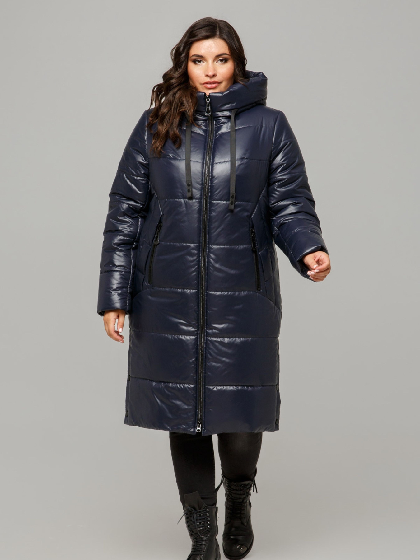 Зимняя куртка All Posa модель ap101648p-temno-sinj Фото
