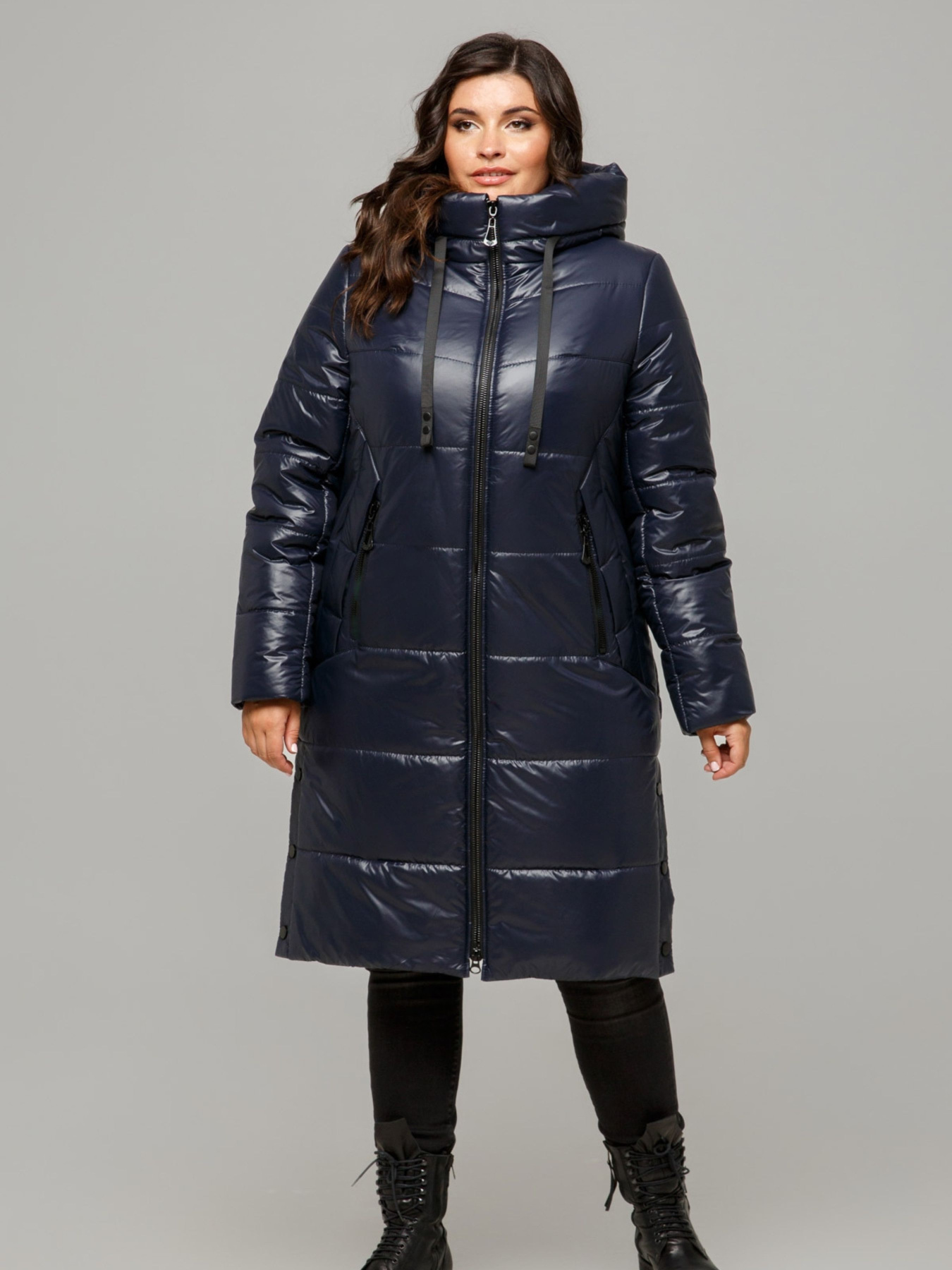 Зимняя куртка All Posa модель ap101648p-temno-sinj Фото