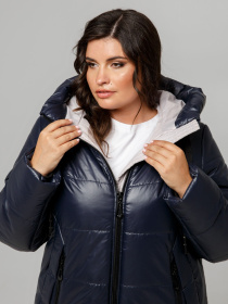 Зимняя куртка All Posa модель ap101648p-temno-sinj Фото