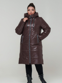 Зимняя куртка All Posa модель ap101648p-shokolad Фото