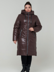 Зимняя куртка All Posa модель ap101648p-shokolad Фото