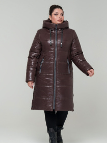 Зимняя куртка All Posa модель ap101648p-shokolad Фото