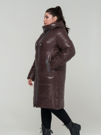 Зимняя куртка All Posa модель ap101648p-shokolad Фото