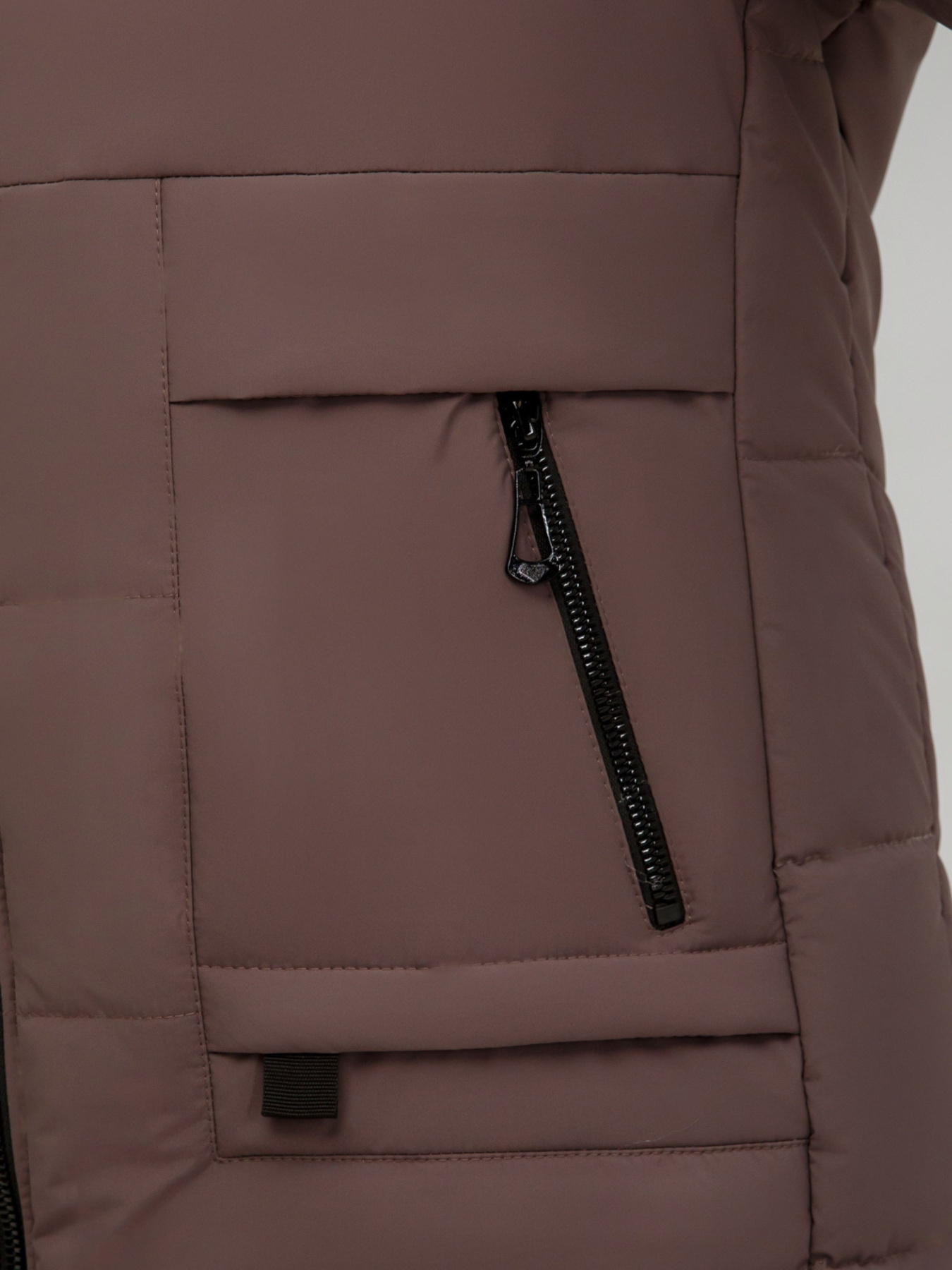 Зимняя куртка All Posa модель ap101641p-molochnij-shokolad Фото