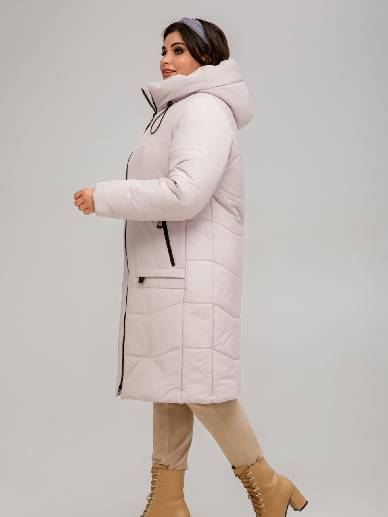 Зимняя куртка All Posa модель ap101641p-pudra Фото