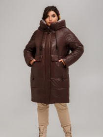 Зимняя куртка All Posa модель ap101638p-shokolad Фото
