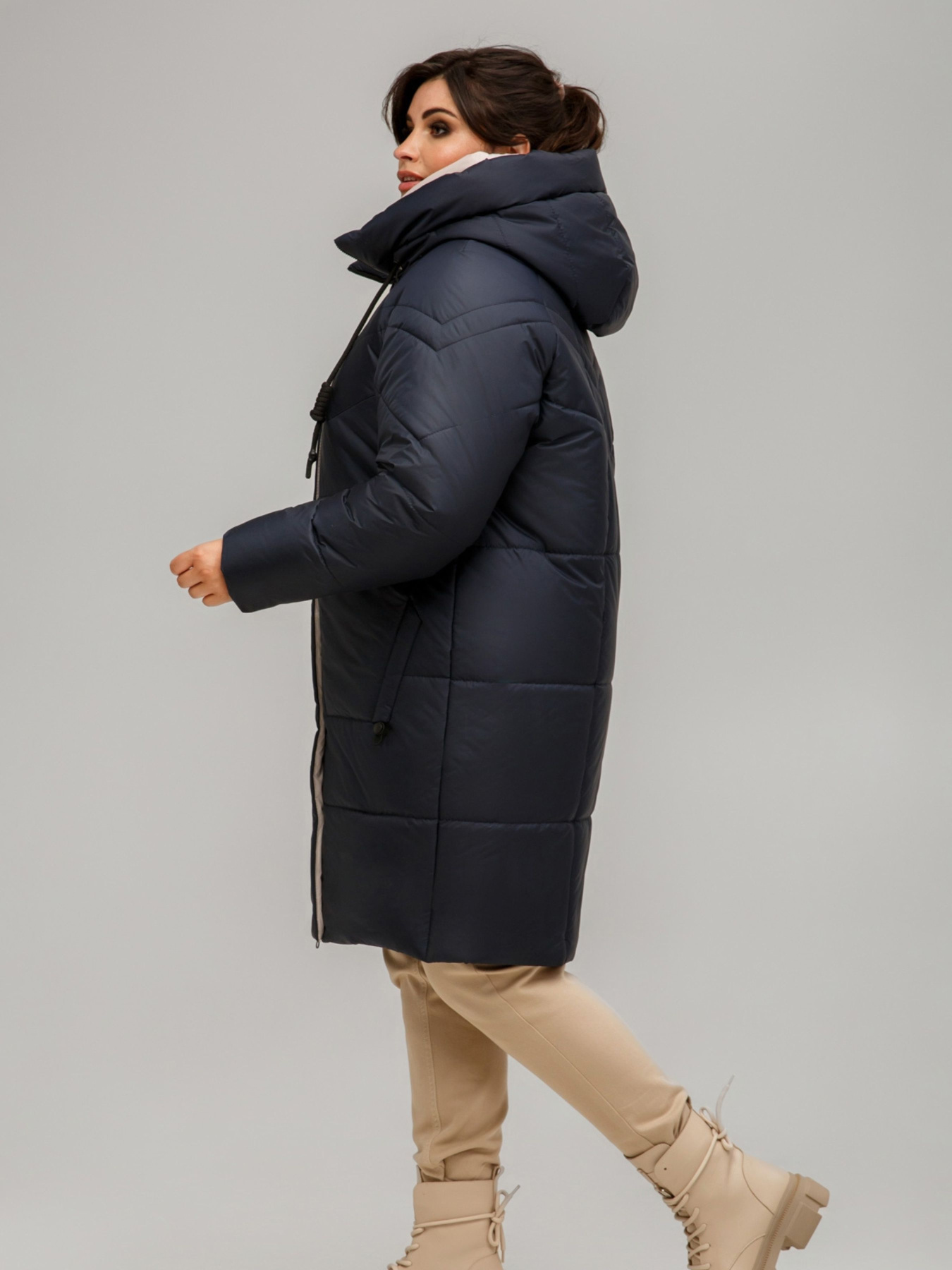 Зимняя куртка All Posa модель ap101638p-temno-sinj Фото