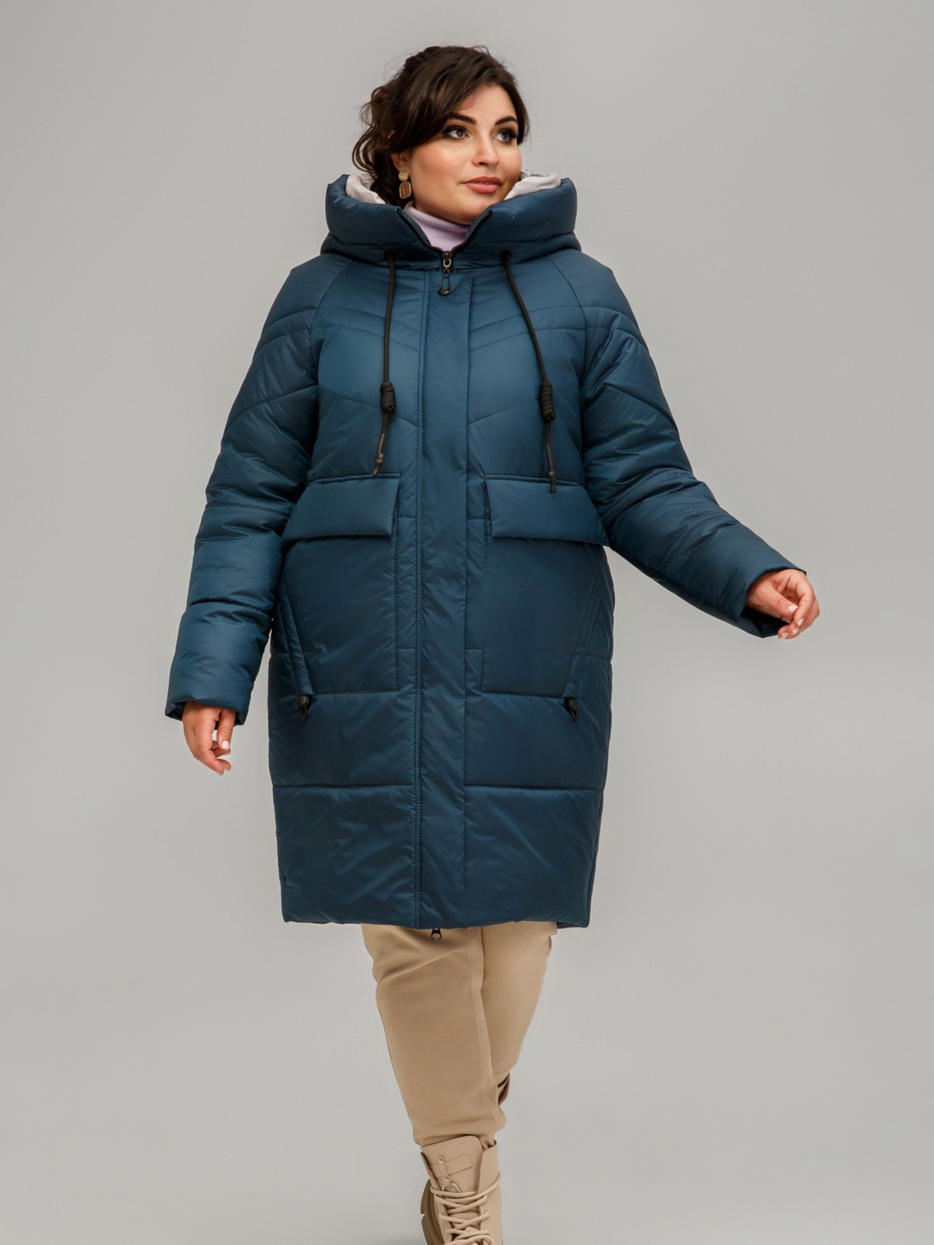 Зимняя куртка All Posa модель ap101638p-bryuza Фото
