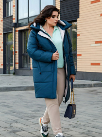 Зимняя куртка All Posa модель ap101638p-bryuza Зимняя куртка All Posa модель ap101638p-bryuza Фото