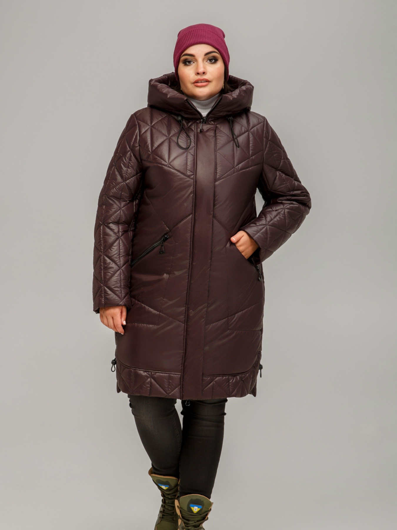 Зимняя куртка All Posa модель ap101620p-shokolad Фото