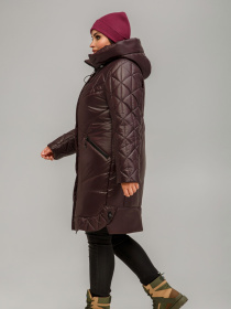 Демисезонная куртка All Posa модель ap101620p-shokolad Демисезонная куртка All Posa модель ap101620p-shokolad Фото