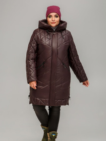 Демисезонная куртка All Posa модель ap101620p-shokolad Фото