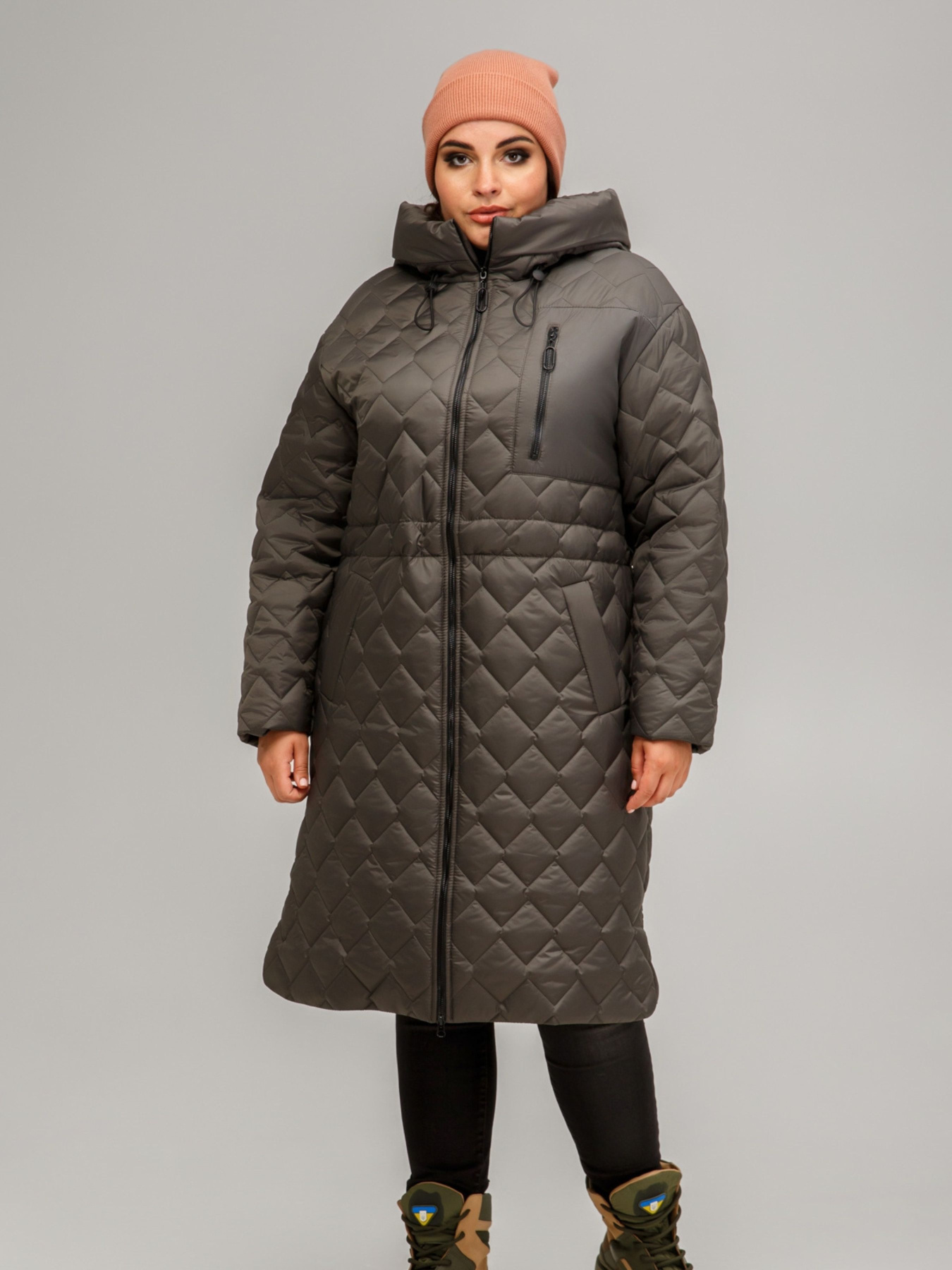 Демисезонная куртка All Posa модель ap101608p-hak Фото