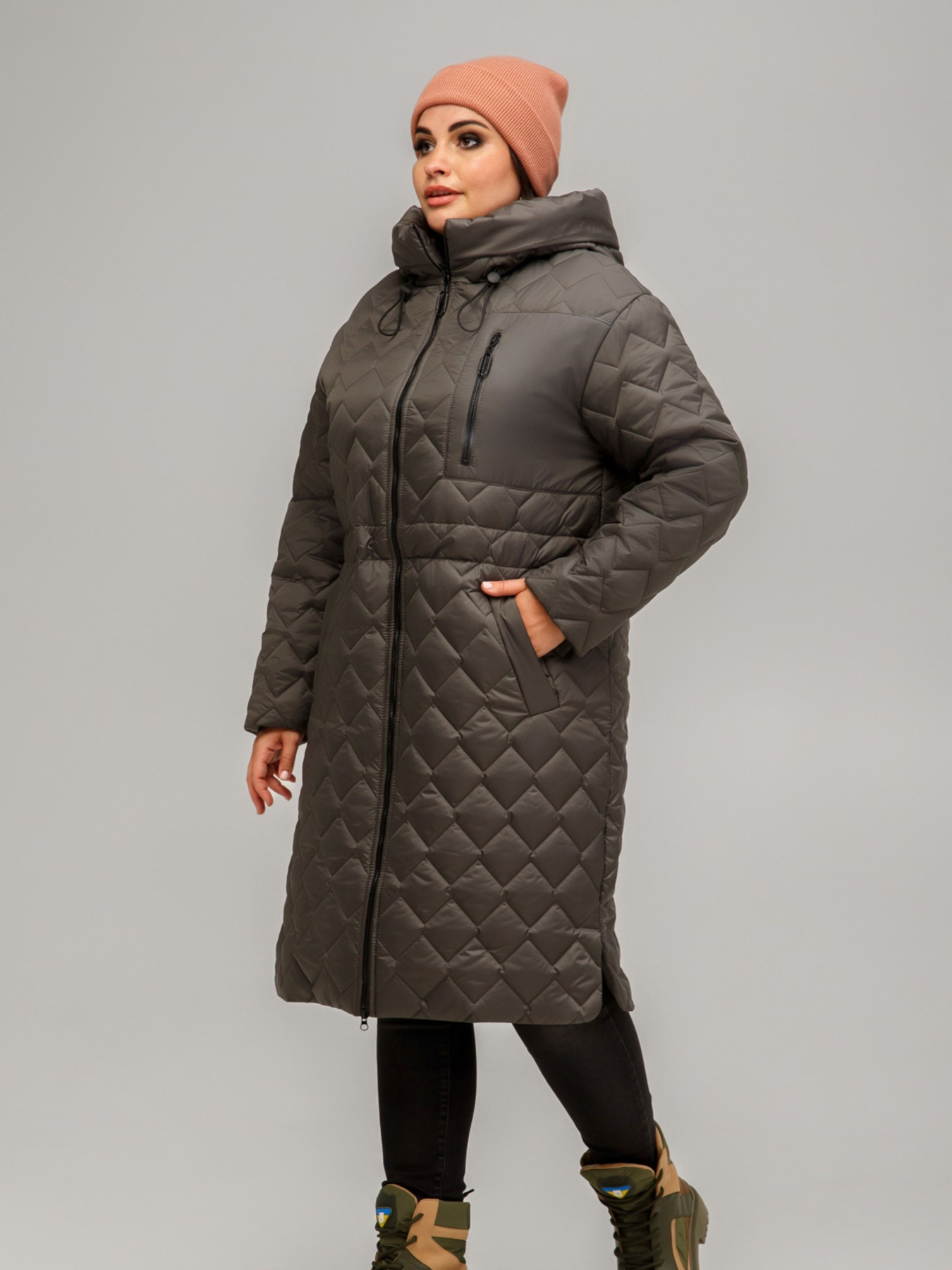 Демисезонная куртка All Posa модель ap101608p-hak Фото