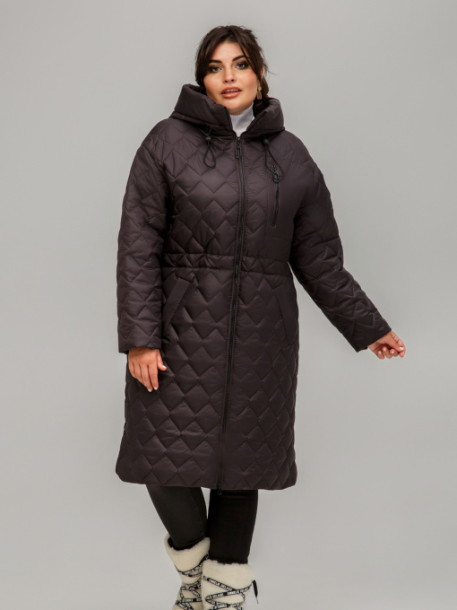 Демисезонная куртка All Posa модель ap101608p-baklazhan Фото