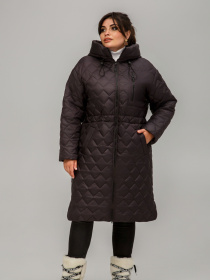 Демисезонная куртка All Posa модель ap101608p-baklazhan Фото