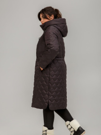 Демисезонная куртка All Posa модель ap101608p-baklazhan Фото