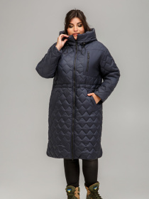 Демисезонная куртка All Posa модель ap101608p-temno-sinj Фото